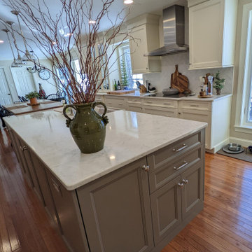 Mechanicsburg Kitchen, Painted and Stained Cabinetry in Harmony
