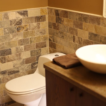 Rustic Guest Bath - Willis Home