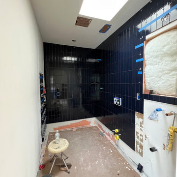 DURING - Starting the Tile Installation