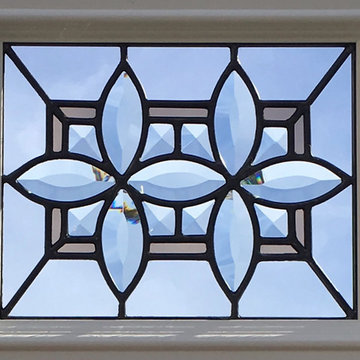 Upper Cabinet Leaded Glass - Style Guide - Beveled Glass