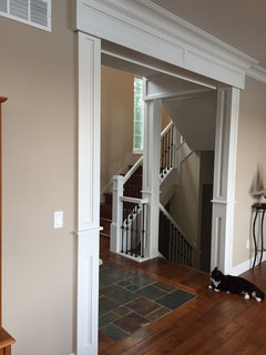 How To Best Deal With Prominent Railings In Split Level Home