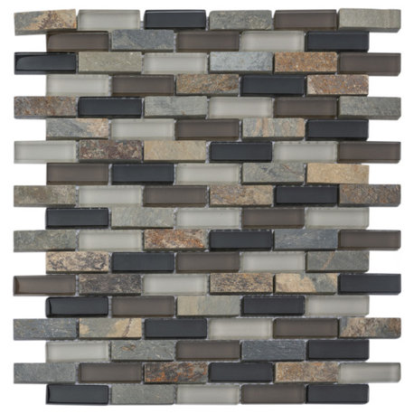 Tessera Subway Stonehenge Glass Wall Tile