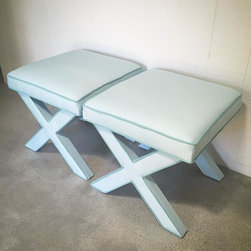 Custom X Benches - Footstools And Ottomans