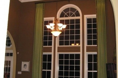Inspiration for a timeless living room remodel in Charlotte