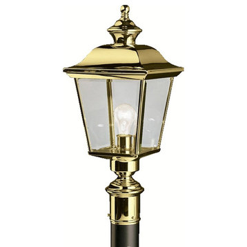 1 light Post Mount - Traditional inspirations - 22.5 inches tall by 9.25 inches