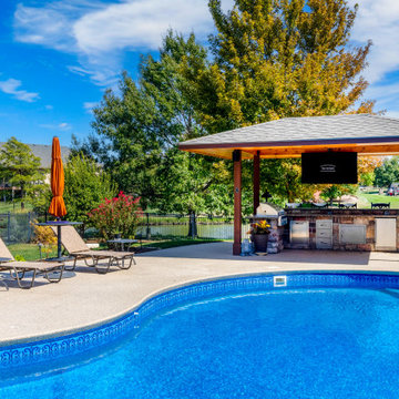 Camden Chase Pool Pavilion & Deck Build