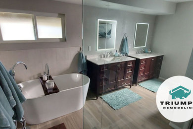 Inspiration for a bathroom remodel in San Diego