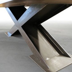 The "X" I-Beam Table - Dining Tables
