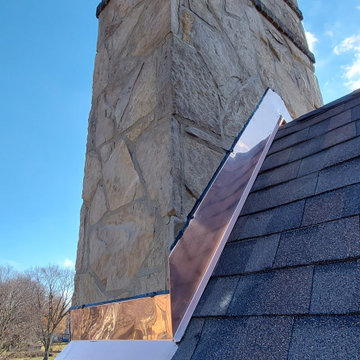 Chimney Copper Flashing in Arlington Heights, IL