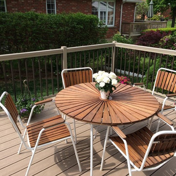 Aluminum Spindle 2-Colour Deck Railings - 111