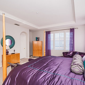 Fremont Purple Bedroom