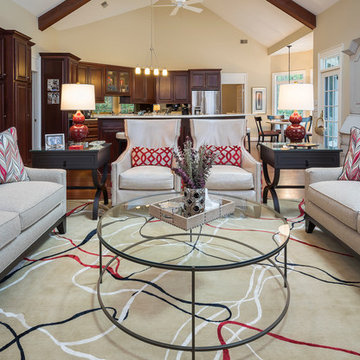 Hilton Head Plantation Custom Living Room