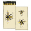 Retro Honey Bee Matches, Set of 10 Flying Bumblebee