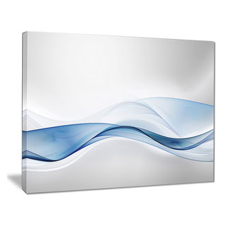 Designart '3D Wave of Water Splash' Abstract Circle Metal Wall Art