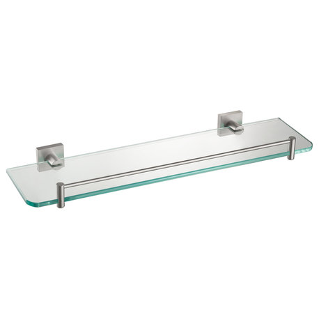 Ventus Bathroom Shelf, Brushed Nickel