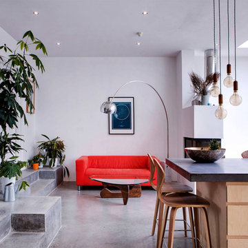 Kitchen and Living Space