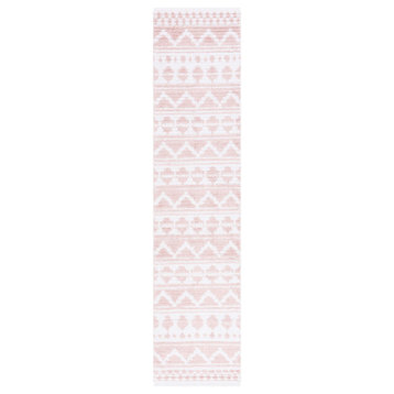 Safavieh Augustine Collection AGT847 Rug, Pink/Ivory, 2' X 9'
