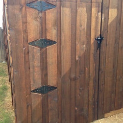 8' tall Cedar gates - Home Fencing And Gates