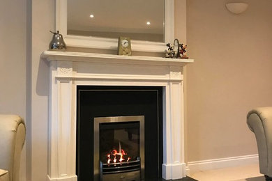 Canford heath- False chimney and new fireplace