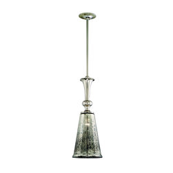 Corbett Lighting Argento Antique Silver Glass Pendant - Pendant Lighting
