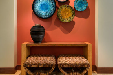Inspiration for a tropical entryway remodel in Hawaii