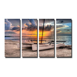 Ready2HangArt - "Destination Fixation" 4-Piece Canvas Art Set By Bruce Bain - Prints And Posters