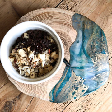 Resin Wooden Platter