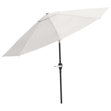 Pure Garden 10' Outdoor Tilting Patio Umbrella, Tan, Without Base