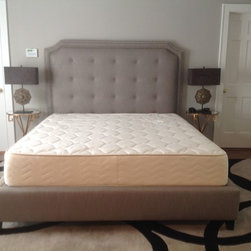 Custom Upholstered Organic Bed Frames - Bed Frames