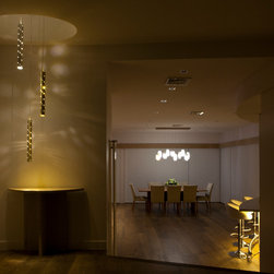 Heavy Rain. Large Light Drops. - Pendant Lighting