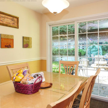 New Sliding Door in Sensational Dining Area - Renewal by Andersen New Jersey & N