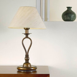Decorative Table LampsLustrarte Lighting 113 Dali Solid Brass Table Lamp - Table Lamps
