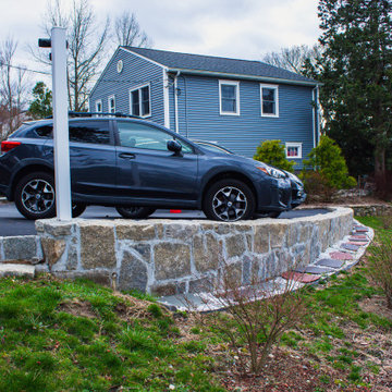 Stone Steps, Retaining Wall & Driveway Paving