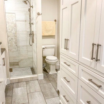 Master Bathroom Storage Cabinets