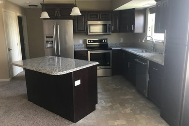 Example of a trendy kitchen design in Other