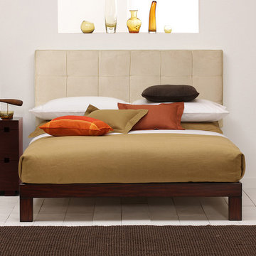 Madera Platform Bed- Cream
