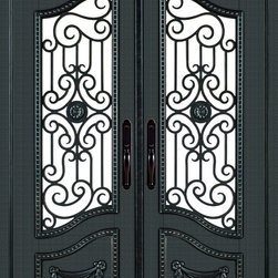Neo-Classical Double Entry Doors - Front Doors