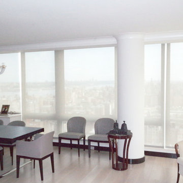 Motorized Screen Roller Shades by Lutron