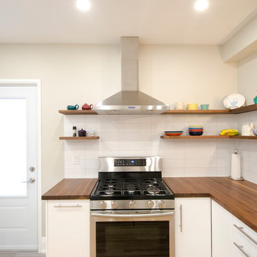New stove location