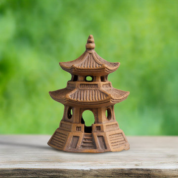 Miniature Japanese Pagoda Statue | Bonsai, Aquarium, Terrarium Decor