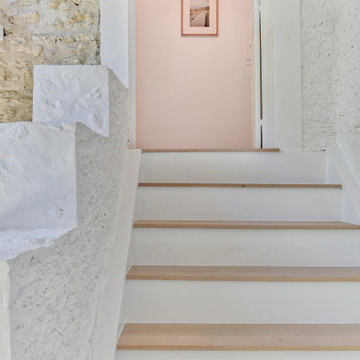 Rénovation d'un corps de ferme de 365 m2 - L'entrée