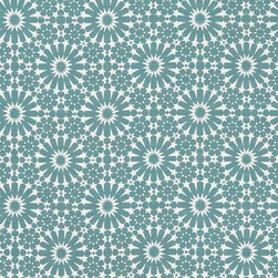 Mosaic Tile Turquoise curtain, Roman blind and cushion fabric from Hillarys - Curtains