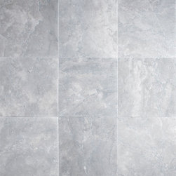 Pietra Naturale 3x6 Gray Cloud Marble subway tile, brushed finish - Tile
