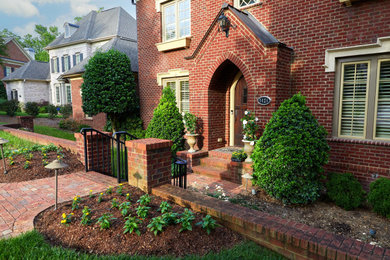Photo of a transitional patio in Charlotte.