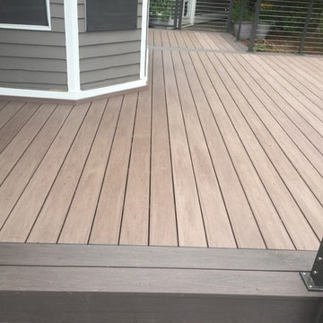 Sammamish custom deck using Wolf decking