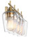 Octave 2-Light Vanity Fixture, Warm Brass, 4-Light