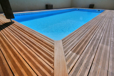 Moderner Pool in Düsseldorf