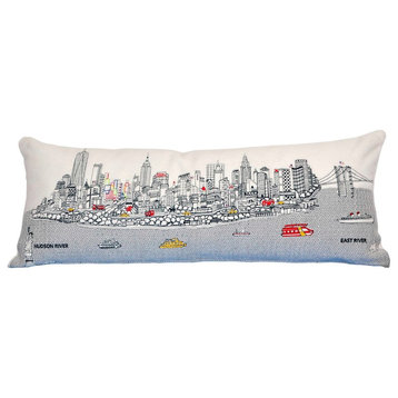 New York City Skyline Cushion, Day, Queen
