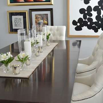 Classic contemporary dinning room