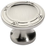 Dynasty - Ribbon and Reed Cabinet Knob, Satin Nickel - Ribbon & Reed Cabinet Knob offers great value and quality that is equal to other brand names at a much lower price.